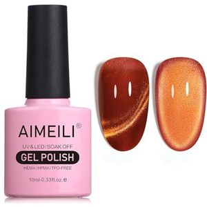 AIMEILI Hema Free Cat Eye Gel Nagellak UV LED Gellack Soak Off Vegan Cruelty-Free Gel Polish 10ml (730)
