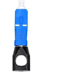 Optische vezel circulaire blote vezeladapter SC single-mode koppeling flensadapter SM tijdelijke verbinding reparatietool(5PCS)