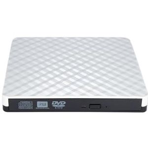USB3.0 Externe DVD-speler CD-station VCD-speler Draagbare Lezer Laptop Desktop-pc Computer(White)