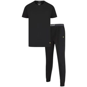 Lyle & Scott Heren Pyjamaset Met Contant Geld, Black, S