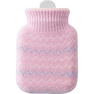 Rubberen waterzak, warmwaterkruik, warmwaterzak met deksel, warm en koud kompres, handvoetenwarmer, rubberen warmwaterzak, warme en koude therapie, krampen, nek, schouders en voetenwarmer