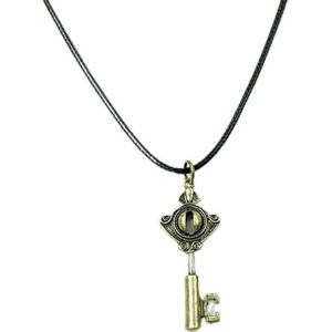 Anime ketting Unisex Amity gouden kleur oog sleutel hanger Choker gotische sieraden accessoires geschenken
