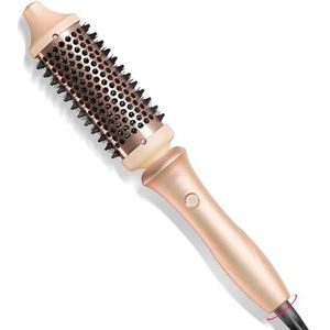 TYMO - Stylux - Thermoborstel - Roze - 43 mm - 2-in-1 voor Rechttrekken en Krullen