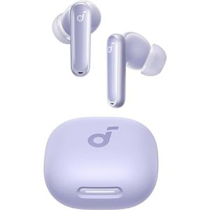 Soundcore P40i, draadloze oordopjes met ruisonderdrukking, adaptieve ruisonderdrukking aan omgevingen, zware bas, 60H speeltijd, 2-in-1 hoes en telefoonstandaard, IPX5, draadloos opladen, Bluetooth