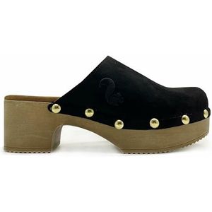 thies - 1856rec Soft Clog vegan Black (w/x) - heren, zwart, 41 EU