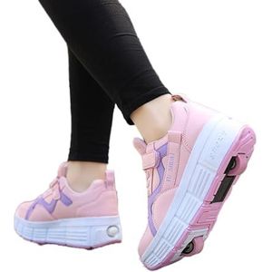 Roller Skates - Rolschaatsen - Pink - Dubbele Wielen - Voor Kinderen