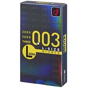 OKAMOTO Ultradun condoom, maat L - 10 stuks (Pack van 1 Japan Import)