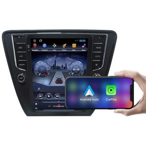 Android 14 Autoradio Navi voor S-koda Octavia (2013) 2DIN multimediaspeler met draadloze carplay Android-auto 9.7 ""Touchscreen met GPS-navigatie BT5.0 HIFI FM 5G-WiFi SWC MIC,M150s