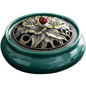 Vintage muggenspoelhouder, ijzeren rookspiraalhouder met handvat