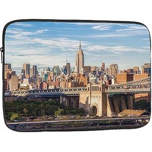 Laptop Sleeve New York City Slim Laptop Case Cover Duurzaam Aktetas Shockproof Beschermende Notebook Case 17 Inch