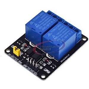 5V 12V 24V 2-Kanaals Relais Module Shield voor Arduino ARM PIC AVR DSP Elektronische 5V 10A Relais M
