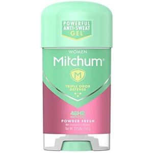 Mitchum Power Gel voor vrouwen, anti-transpirant, deodorant, poeder, vers, 600 g (verpakking van 2 stuks). De verpakking kan variëren