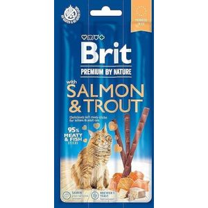VAFO PRAHA s.r.o. Brit Premium Cat Kabanosy zalm & Trout 3 x 5G / 35