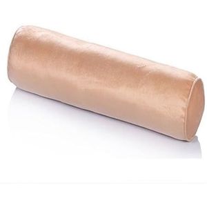 Rond Fluwelen Cervicaal Roll Cilinder Bolster Kussen Met Afneembare Wasbare Hoes, Volle Maan Bolster voor Knie/been/nek Rond Cilinder Kussen om op de Zij of Rug Te Slapen(16,15x40cm/6x16in)