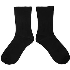 Diabetische voetsokken, ademend katoen voor ouderen Diabetische sokken voor zwangere vrouwen voor dikke benen voor ouderen(black)