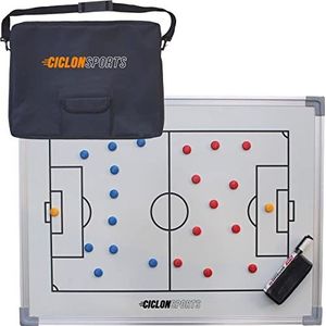 Ciclon Sports Tactiekbord Voetbal | Magnetisch Voetbal Coachbord 45 x 60 cm | Met Draagtas, Magneten en Accessoires