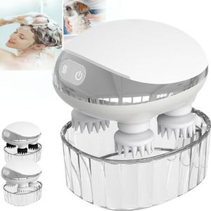 Amalfi Scalp Massager - Haargroei, Head Massager voor Stress Verlichting, Siliconen Handheld USB Oplaadbaar Draagbaar Waterdicht (Hand Warmer)