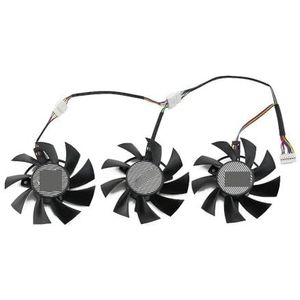 75MM 7Pin FD8015U12D GTX1660 RX5700 RX5700XT voor ASUS voor GTX 1660Ti 1660super RX 5700 XT TUF X3 OC grafische koelventilator(3PCS)