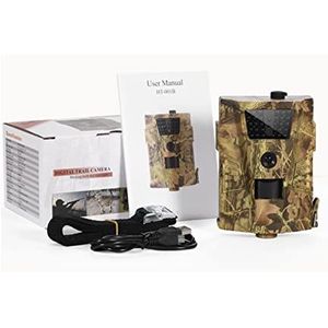 Wilde dierencamera 4K 20MP Outdoor Trail Camera PK 801A Infrarood Full HD 0.2S Trigger Hunter Camera for dierfotografica Profesional Verkenning, beveiliging van het huis(HT-001B camera boxed)