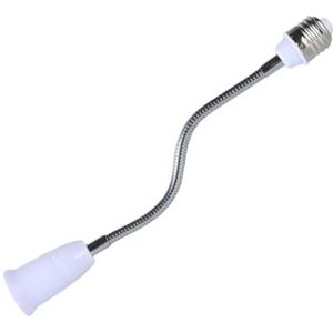 Verstelbare E27 naar E27 Gloeilamp Socket Extender Adapter Zwanenhalzen Lamphouder
