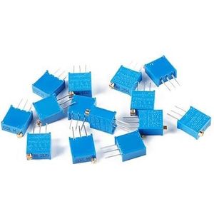 10PCS 3296W 3296 50 100 200 500 Ohm 1K 2K 5K 10K 20K 50K 100K 200K 500K 1M Ohm 103 100R 200R 500R Trimpot Trimmer Potentiometer(1K Ohm)