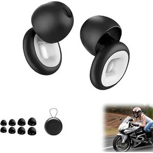 Motor oordopjes, 27 dB for slapen, gehoorbescherming, concerten, werk, studie, zwemmen, snurken, muziekfestivals(WHITE,3Pair)