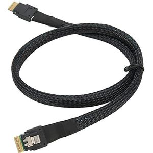 Slanke SAS-kabel, HDD-datakabel Stabiel Veilig 12GBPS voor Desktop (1 m/39,4 inch)