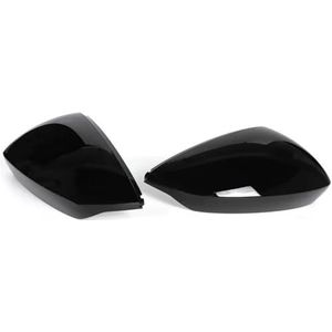 Voor A3 Voor S3 Voor RS3 Voor 8Y Voor RS 3 2021-2024 Auto Achteruitkijkspiegelkappen Kap Shell Behuizing Zijvleugelspiegelkappen Achteruitkijkspiegel Afdekkap Shell Deksel(Glossy Black)