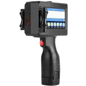 12.7/25.4mm Handheld Inkjet Printer for Barcode Batch Datum Nummer Logo Vervaldatum Codering Machine Niet-gecodeerde 25 Talen Breed printmateriaal(2 Cartridges-25.4mm)