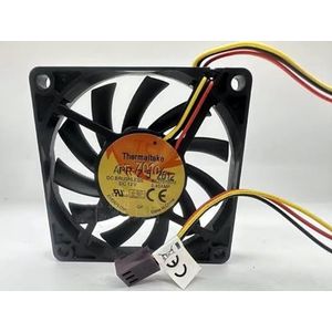 TT-7010A 7CM DC12V Fan R127010DU - 3-Wire Design, 0.45A High Efficiency