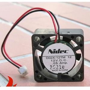 D02X-12TM DM500S DM800 mini fan 25mm 12V 0.05A chassis cooling fan