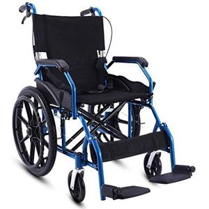 Rolstoel - Aluminiumlegering - Opvouwbaar - Lichte Reiswagen - Draagbaar