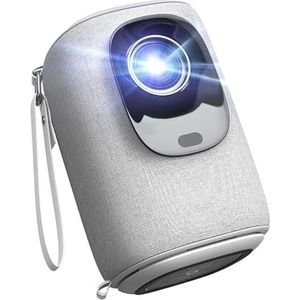 [Ultra Low Noise & Lens Cap - Stofdicht] Mini-projector met WiFi en Bluetooth, ONOAYO GivingYou AY2Pro draagbare projector 550 ANSI, elektrische focus en automatische keystone, buitenprojector voor
