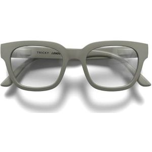 London Mole® Tricky leesbril | Koele vierkante/rechthoekige/trapeziumvormige lezers | Heren dames unisex | Veer scharnieren