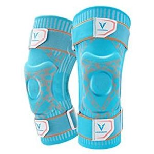 Knie-beschermers 1 STUK Knie Pads Mouw Brace for Sport Knie Ondersteuning Fitness Patella Running Basketball Football Tennis Women Man Knie elleboogbeschermers (Color : V7742 MINT BLUE, Size : M)