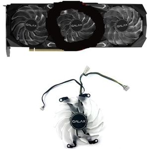 Koelventilator 87mm 4-pins RTX3070 3080 3090 GPU-ventilator voor GALAX KFA2 RTX 3060 3070 Ti SG (1-klik OC-functie) grafische kaart(B)