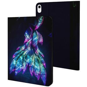Glow in The Dark Zeemeermin Staart Case Compatibel Voor iPad 10 (10.9 inch) Slanke Case Cover Beschermende Tablet Gevallen Stand Cover
