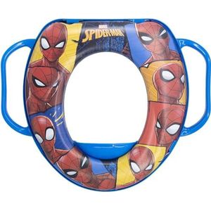 Stor Marvel Spiderman toiletverkleiner voor kinderen, met comfortabele vulling en twee handgrepen, wasbaar en herbruikbaar