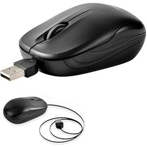 Bedrade Muis Intrekbare 1000DPI Optische Corded Muizen voor Gaming Computer