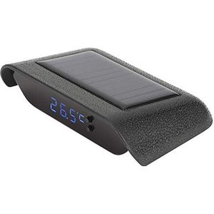 Draagbare autoklok, automatische helderheidsaanpassing digitale klok, LED-lichtgevend voor auto-auto-voertuigvrachtwagen(blue)