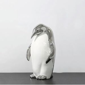 Lichte luxe pinguïn keramische decoratie woonkamer tv-kast creatief huiswerk