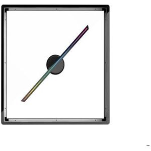 42 cm/16,53 inch ventilator en 45 cm afdekking 3D-ventilator hologramprojector op afstand reclamedisplay led-bord holografische lampprojector waterdicht Levendige beelden(P45 set Gray)
