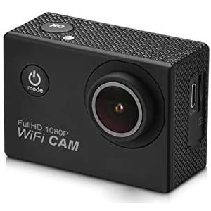 Actiecamera, Hd Sportcamera 1080p met WiFi onderwater camera sportcamera