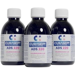 Curasept - Mondspoeling 0,2% 200 ml x 3