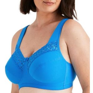 Miss Mary of Sweden Broderie Anglaise katoenen comfortbeha zonder beugel 85B Soft aqua