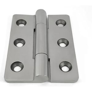 XK4403 Roestvrij Staal Scharnieren, Meubelbeslag Verdikte Kastdeur Scharnier 1 Stks (XK4403-150110)