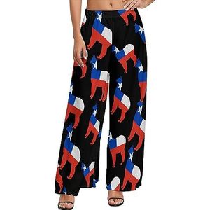 Alpaca lama chili vlag dames casual wijde pijpen lounge broek comfortabele losse joggingbroek joggingbroek broek