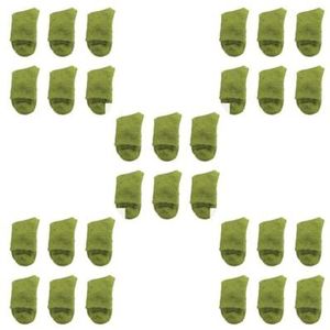 Siepificius 6 Pairs Stuff Sok Winter Supplies Huishoudelijke Accessoires Wasbaar Herbruikbare Langdurige Japanse Stijl Voeten Warmer Diepe Grijs, 5 Set Groen, Eén maat