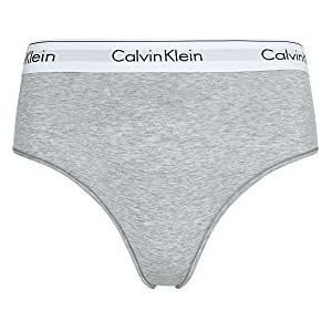 Calvin Klein Dames HW bikini bikinibroekje, Grey Heather, grey heather, S
