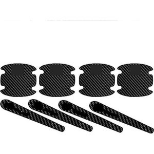 Handgrepen buitendeur 8 Stuks Beschermfolie Voor Autodeurgrepen Voor Volvo Voor Xc90 C30 C70 V40 V60 V90 Anti-kras Exterieur Accessoire(‎B)